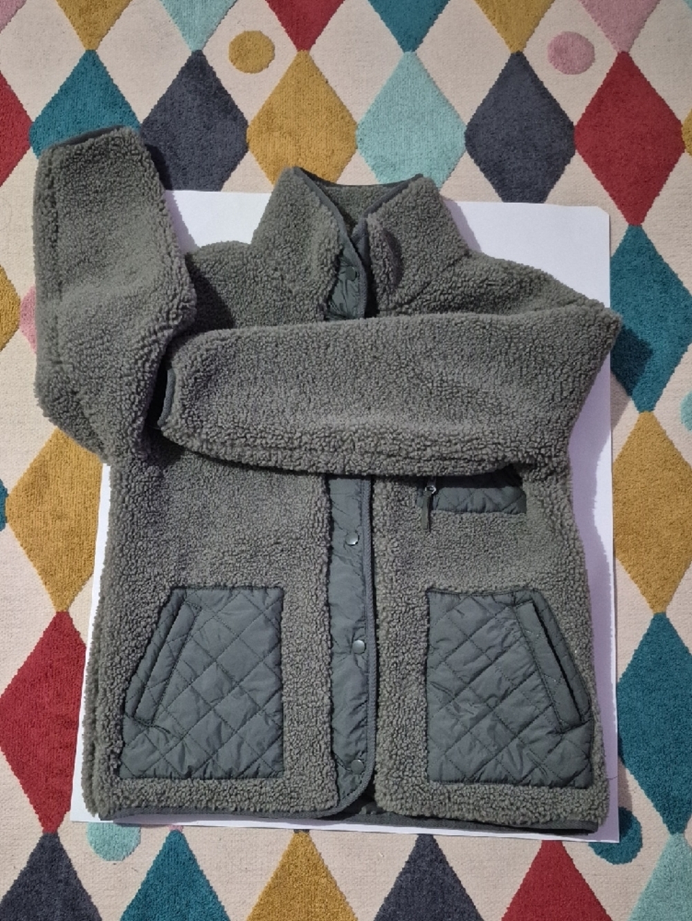 Bagatelle Collection Sherpa Teddy Jacket - Picture 2 of 8